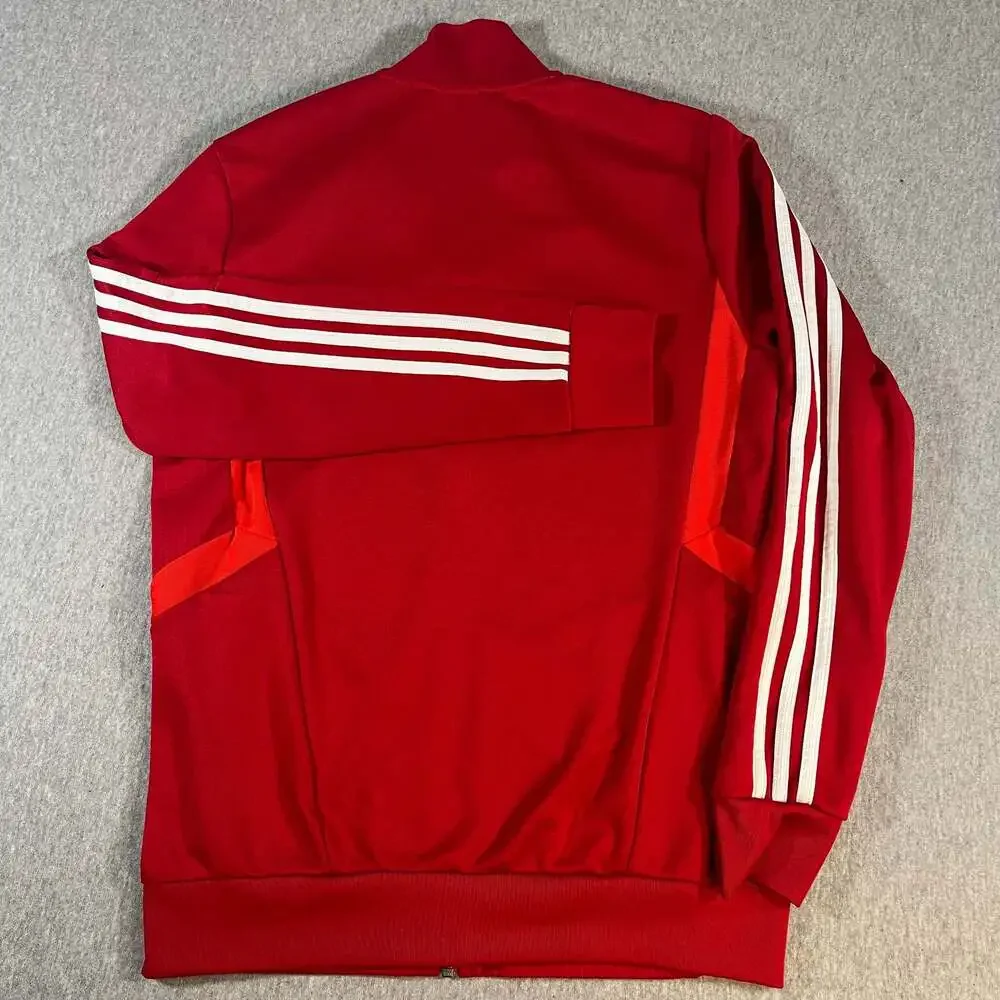 Adidas Tiro 19 Climalite Full Zip Red Track Jacket Youth Size Large